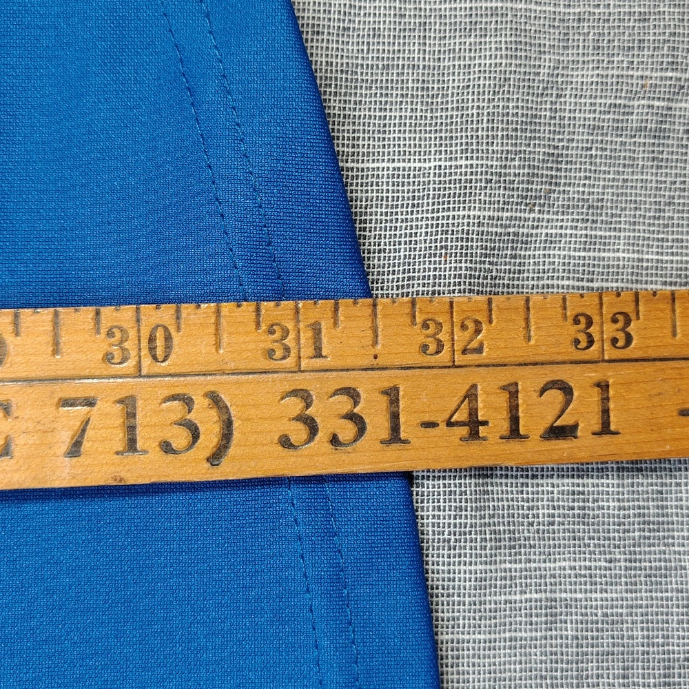 Bleecker Mercer Savage Jersey Shirt Size Large Blue White Black Spell Out - Picture 9 of 11